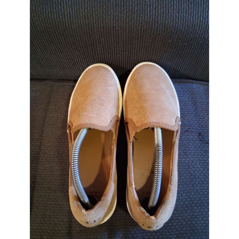 UGG Jass Chestnut Brown Suede Slip On Sneakers Shoes 1106545 Womens 10 - Picture 5 of 8